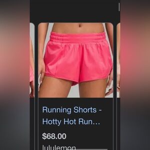 Lululemon Hotty Hot Shorts